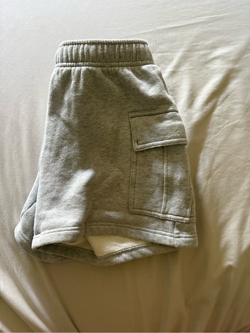 Aritzia - Heather Gray Cargo Pocket Sweat Shorts